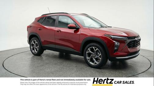 Crimson Metallic 2025 Chevrolet Trax LT