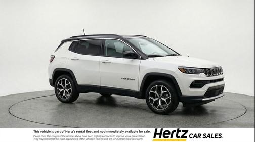 Bright White Clearcoat 2025 Jeep Compass Limited