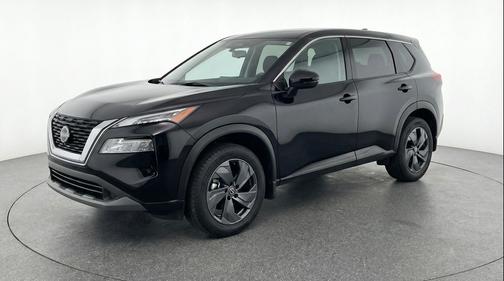 Super Black 2025 Nissan Rogue SV