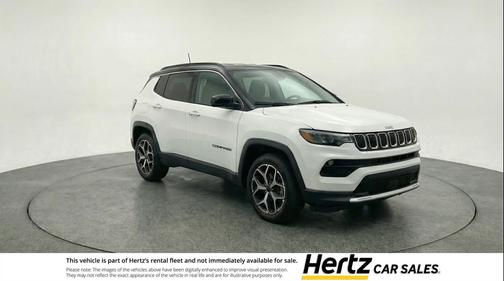 Bright White Clearcoat 2025 Jeep Compass Limited