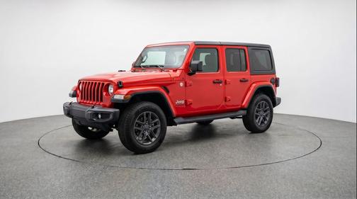 Firecracker Red Clearcoat 2025 Jeep Wrangler Sport S