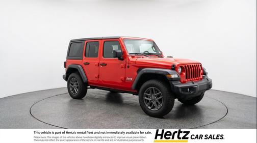 Firecracker Red Clearcoat 2025 Jeep Wrangler Sport S