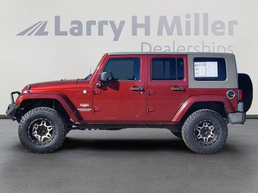 Red Rock Crystal Pearlcoat 2010 Jeep Wrangler Unlimited Sahara
