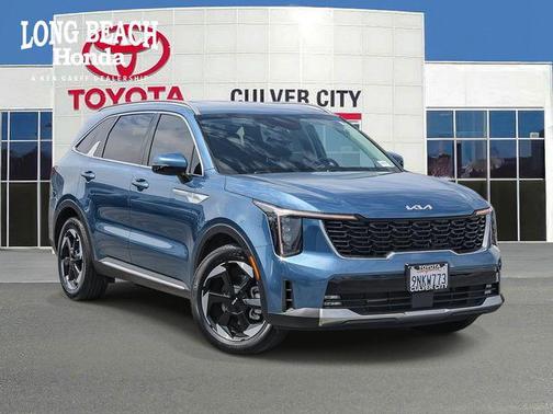Mineral Blue 2025 Kia Sorento Hybrid EX