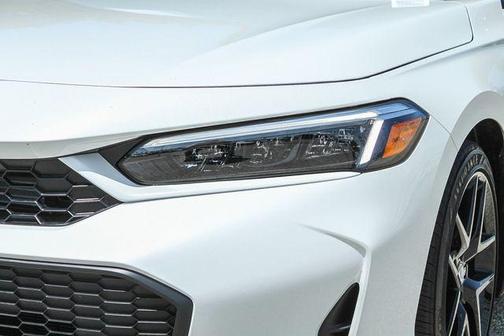 Platinum White Pearl 2026 Honda Civic Hybrid Sport