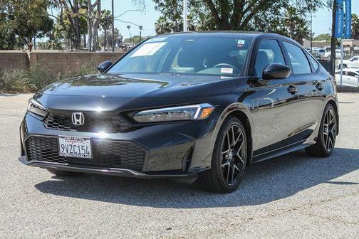 Crystal Black Pearl 2026 Honda Civic Hybrid Sport