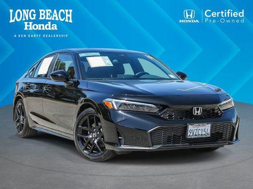 Crystal Black Pearl 2026 Honda Civic Hybrid Sport
