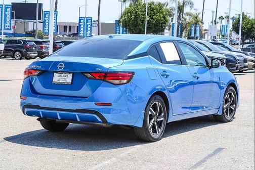 Electric Blue Metallic 2024 Nissan Sentra SV