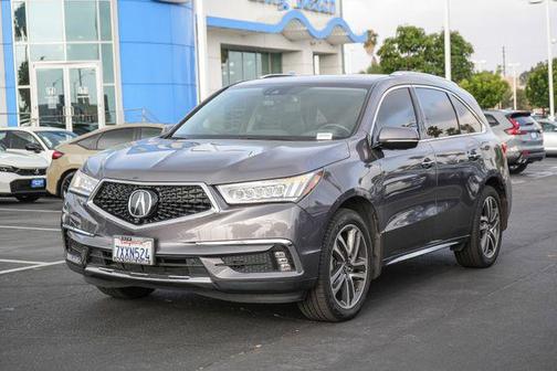 Modern Steel Metallic 2017 Acura MDX 3.5L w/Advance & Entertainment Pkgs