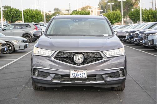Modern Steel Metallic 2017 Acura MDX 3.5L w/Advance & Entertainment Pkgs
