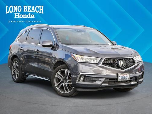 Modern Steel Metallic 2017 Acura MDX 3.5L w/Advance & Entertainment Pkgs