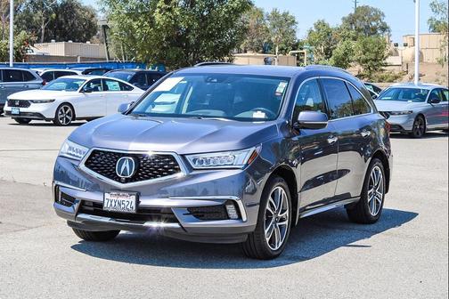 Modern Steel Metallic 2017 Acura MDX 3.5L w/Advance & Entertainment Pkgs