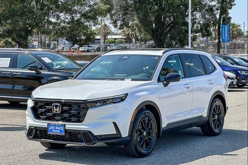 Platinum White Pearl 2026 Honda CR-V Hybrid Sport-L FWD
