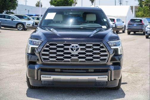 Midnight Black Metallic 2024 Toyota Sequoia Capstone