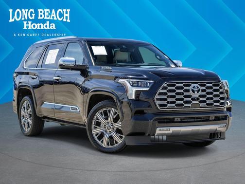 Midnight Black Metallic 2024 Toyota Sequoia Capstone