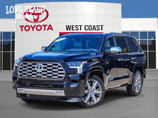 Midnight Black Metallic 2024 Toyota Sequoia Capstone