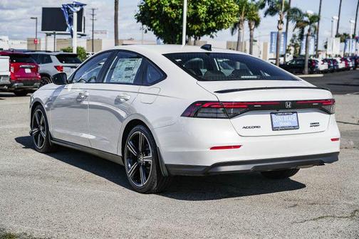 Platinum White Pearl 2026 Honda Accord Hybrid Sport