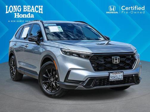 Solar Silver Metallic 2026 Honda CR-V Hybrid Sport-L FWD