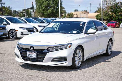 Platinum White Pearl 2020 Honda Accord LX 1.5T