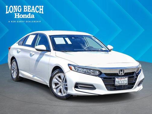 Platinum White Pearl 2020 Honda Accord LX 1.5T