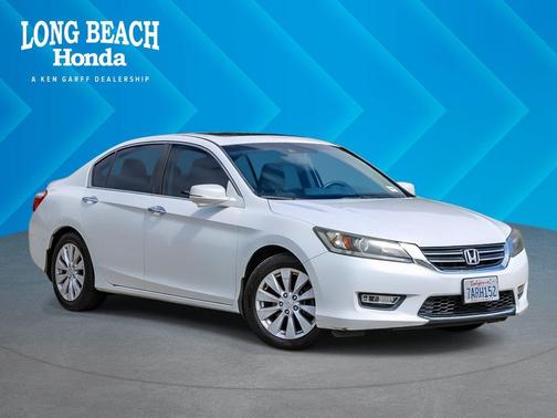 White Orchid Pearl 2013 Honda Accord EX-L