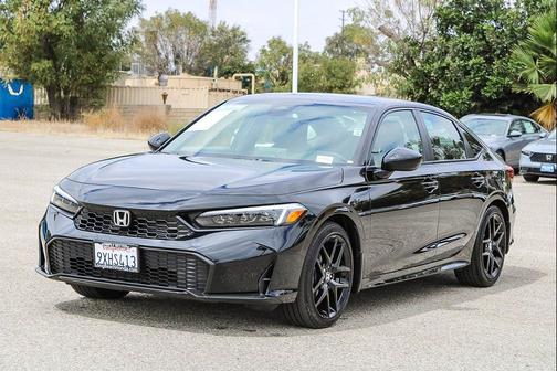 Crystal Black Pearl 2026 Honda Civic Hybrid Sport
