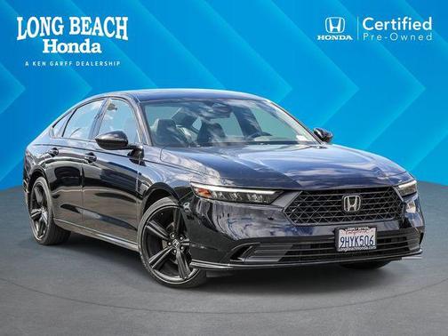 Crystal Black Pearl 2023 Honda Accord Hybrid Sport-L