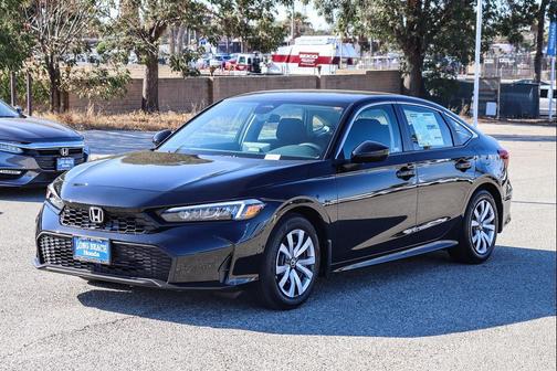 Crystal Black Pearl 2026 Honda Civic LX
