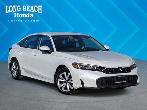 Platinum White Pearl 2026 Honda Civic LX