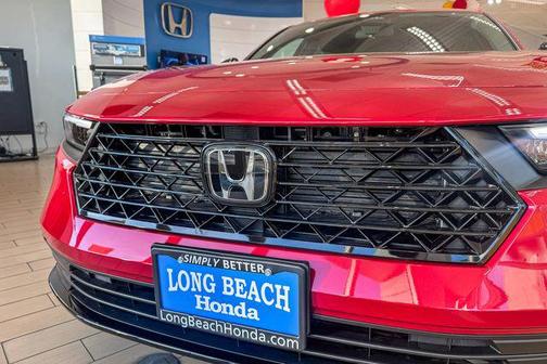 Radiant Red Metallic 2026 Honda Accord Hybrid Sport-L