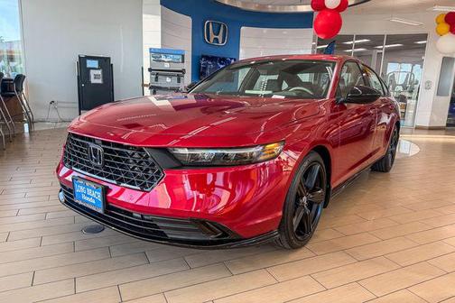 Radiant Red Metallic 2026 Honda Accord Hybrid Sport-L