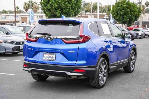 Aegean Blue Metallic 2022 Honda CR-V AWD EX