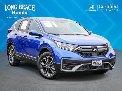 Aegean Blue Metallic 2022 Honda CR-V AWD EX