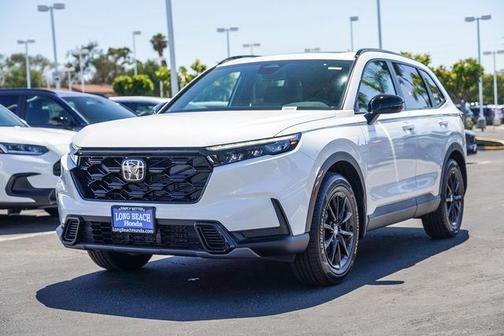 Platinum White Pearl 2026 Honda CR-V Hybrid Sport AWD