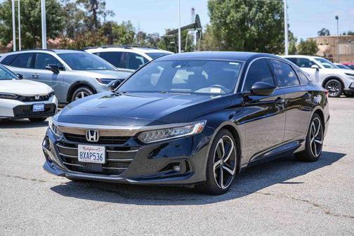 Crystal Black Pearl 2021 Honda Accord Sport 1.5T