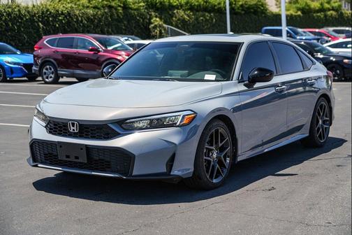 Sonic Gray Pearl 2026 Honda Civic Hybrid Sport