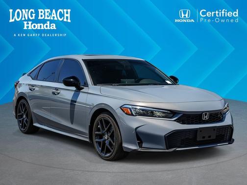 Sonic Gray Pearl 2026 Honda Civic Hybrid Sport