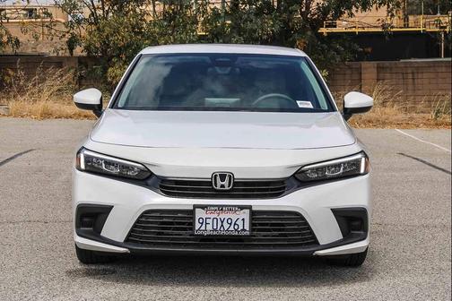 Platinum White Pearl 2023 Honda Civic LX