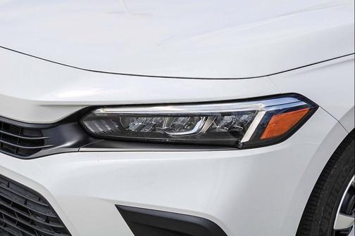Platinum White Pearl 2023 Honda Civic LX