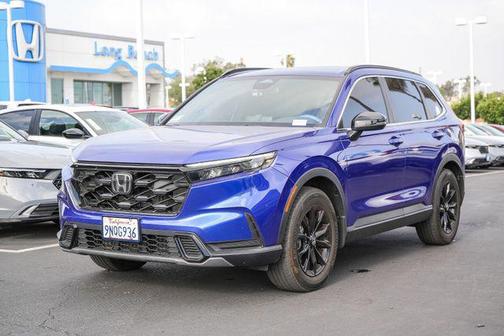 Canyon River Blue Met 2025 Honda CR-V Hybrid Sport AWD