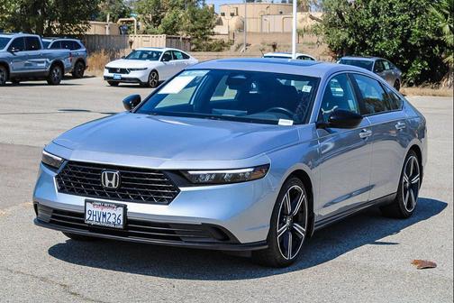 Lunar Silver Metallic 2023 Honda Accord Hybrid Sport