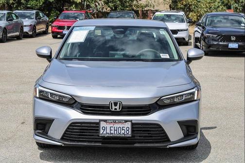 Lunar Silver Metallic 2024 Honda Civic LX