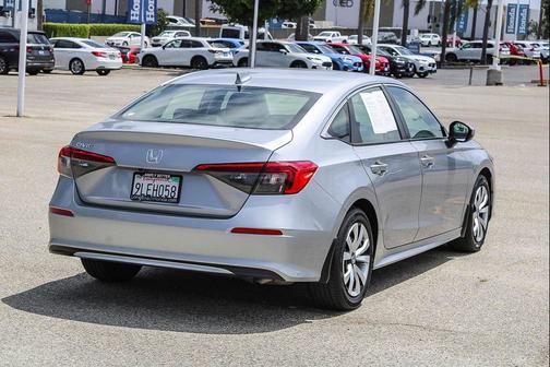 Lunar Silver Metallic 2024 Honda Civic LX