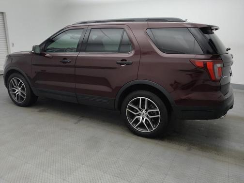 Red 2018 Ford Explorer Sport