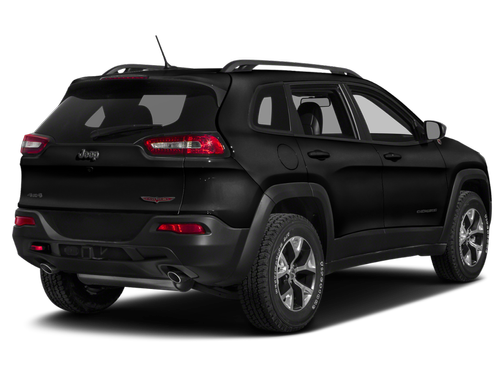 Brilliant Black Crystal Pearlcoat 2015 Jeep Cherokee Trailhawk