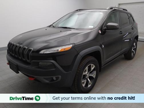 Brilliant Black Crystal Pearlcoat 2015 Jeep Cherokee Trailhawk