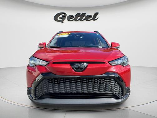 Barcelona Red Metallic 2024 Toyota Corolla Hybrid SE