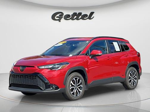 Barcelona Red Metallic 2024 Toyota Corolla Hybrid SE
