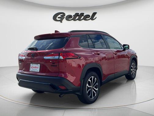 Barcelona Red Metallic 2024 Toyota Corolla Hybrid SE