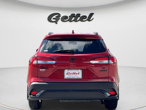 Barcelona Red Metallic 2024 Toyota Corolla Hybrid SE